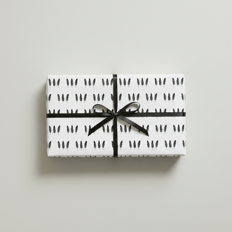 Feather Three Wrapping Paper