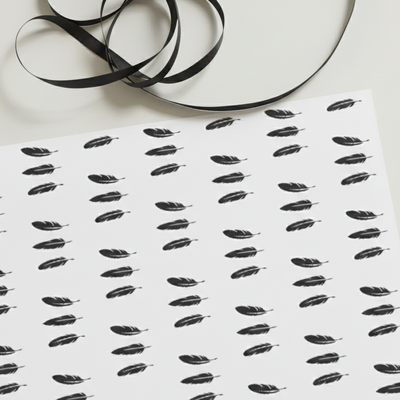 Feather Three Wrapping Paper
