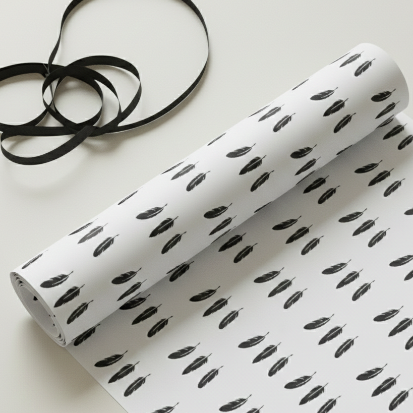 Feather Three Wrapping Paper