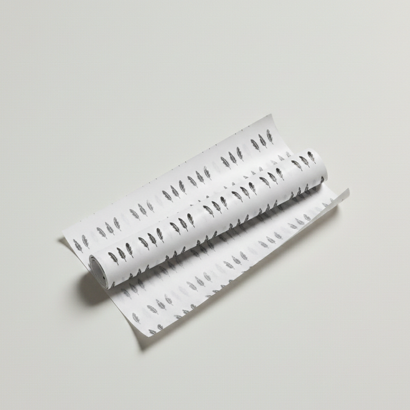 Feather Three Wrapping Paper
