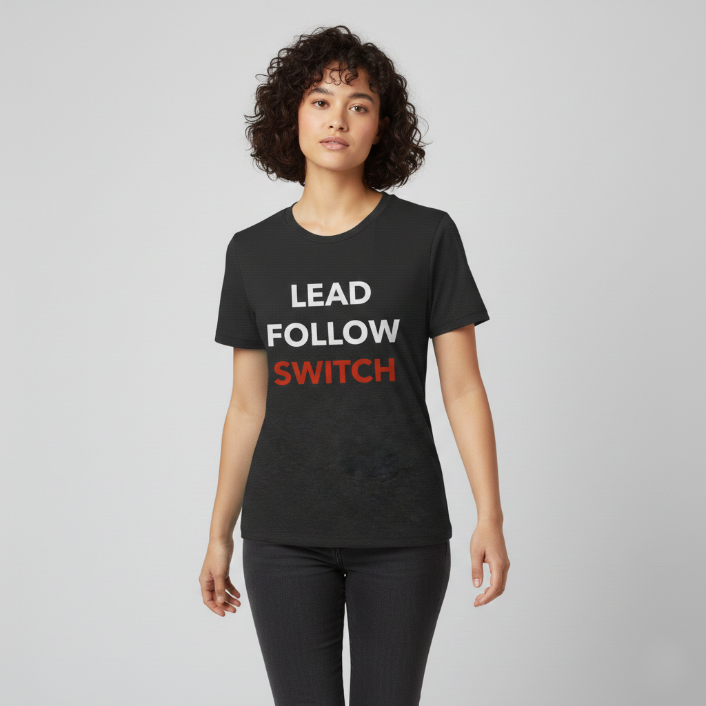 Lead, Follow, Switch Unisex T-Shirt