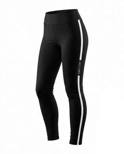 Leg Lines Form-Fitting Yoga Leggings