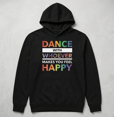 Dance with Happy PRIDE EDITION Unisex Hoodie