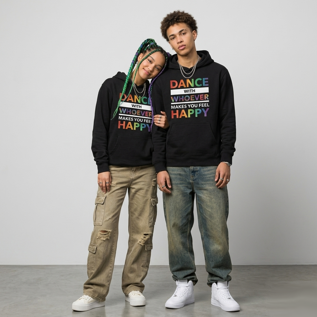 Dance with Happy PRIDE EDITION Unisex Hoodie