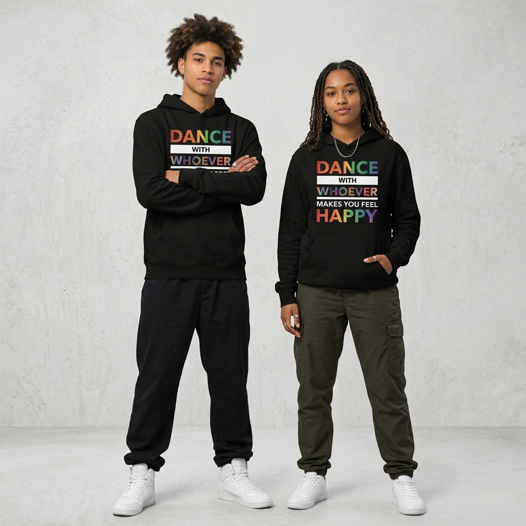 Dance with Happy PRIDE EDITION Unisex Hoodie