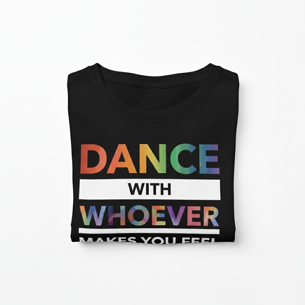 Dance With Happy PRIDE EDITION Form-Fitting Crop Top