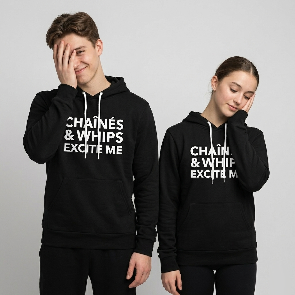 Chaînés and Whips Excite Me Unisex Hoodie