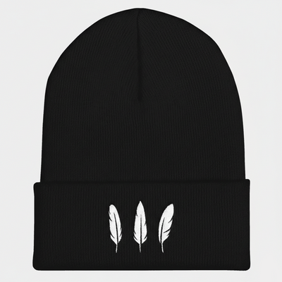 Feather Three Beanie