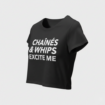 Chaînés and Whips Excite Me Crop Top