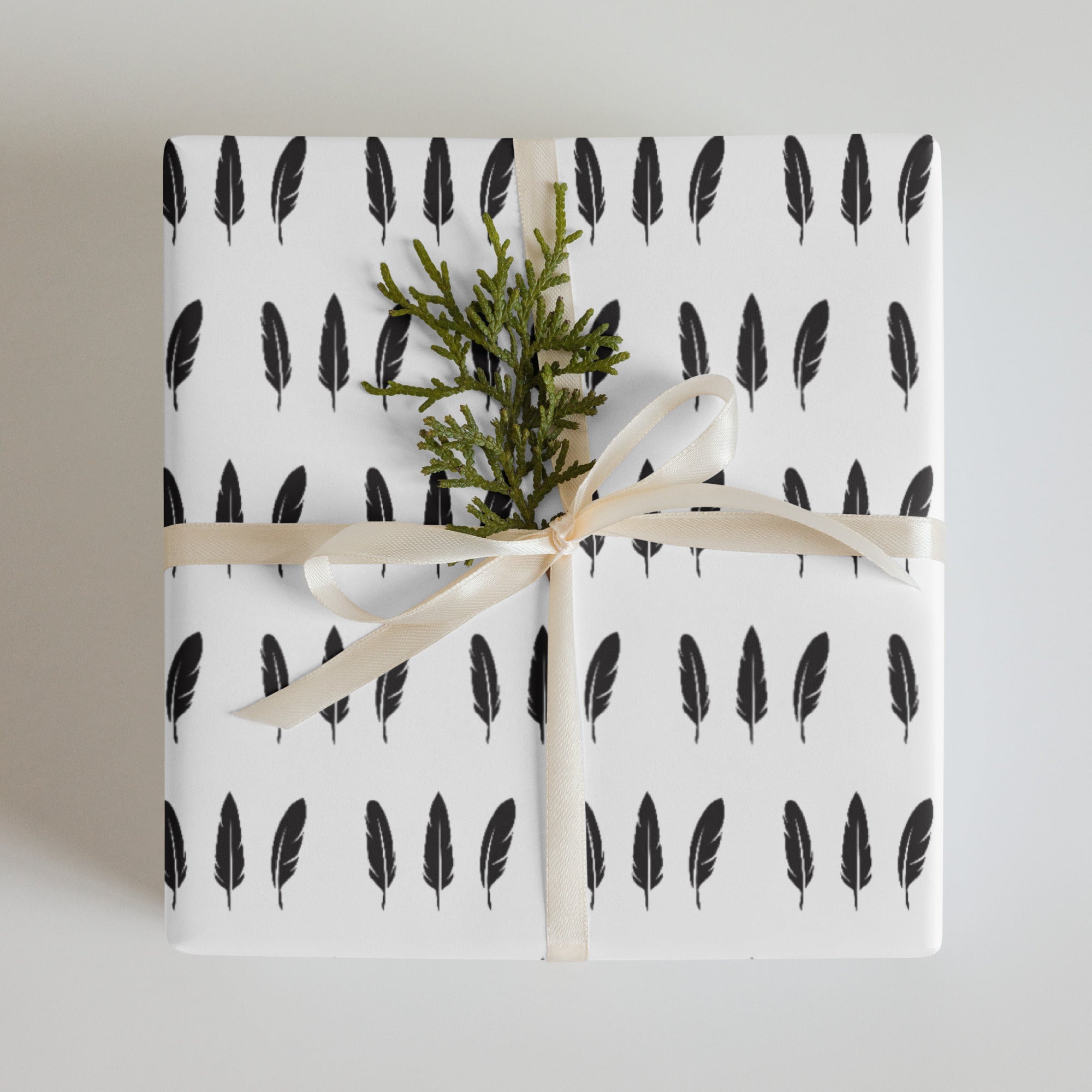 Feather Three Wrapping Paper