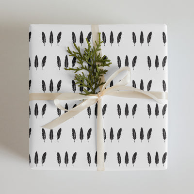 Feather Three Wrapping Paper