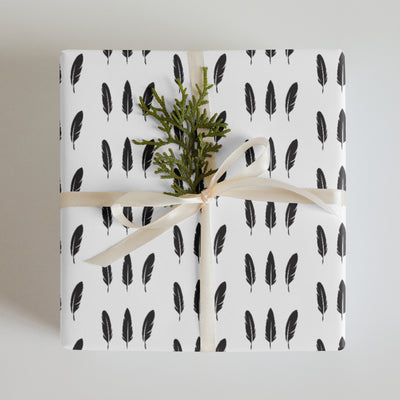 Feather Three Wrapping Paper