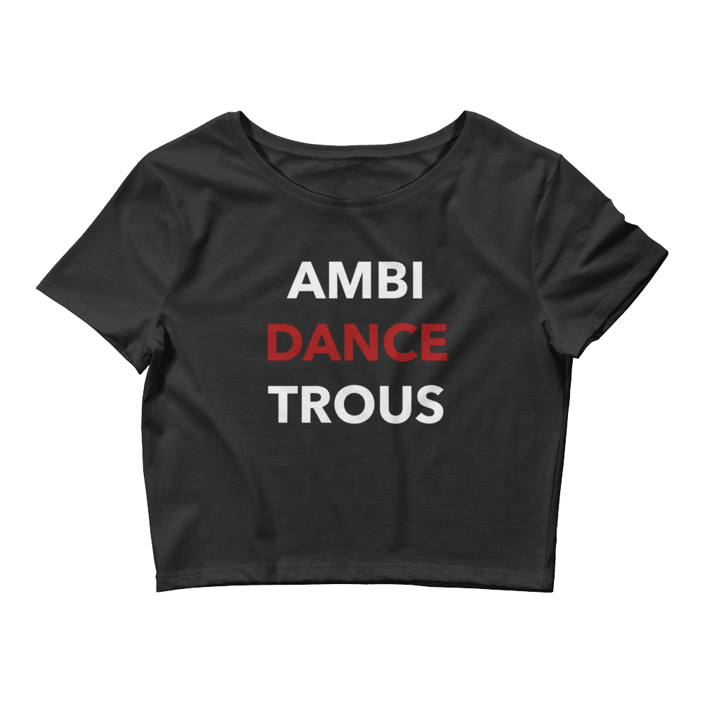 Ambidancetrous Form-Fitting Crop-Top
