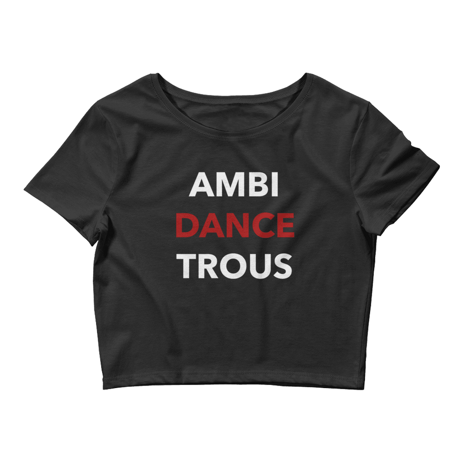 Ambidancetrous Form-Fitting Crop-Top