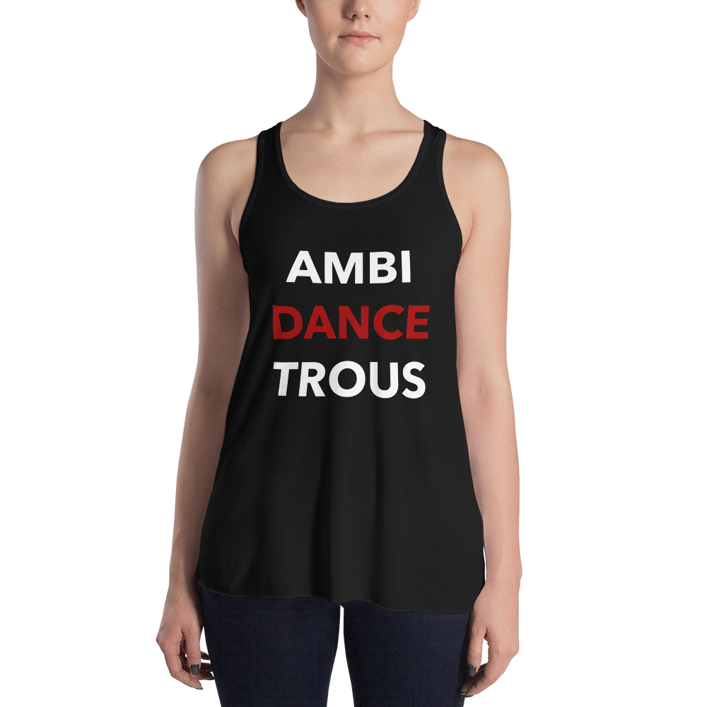 Ambidancetrous Form-Fitting Racerback Tank