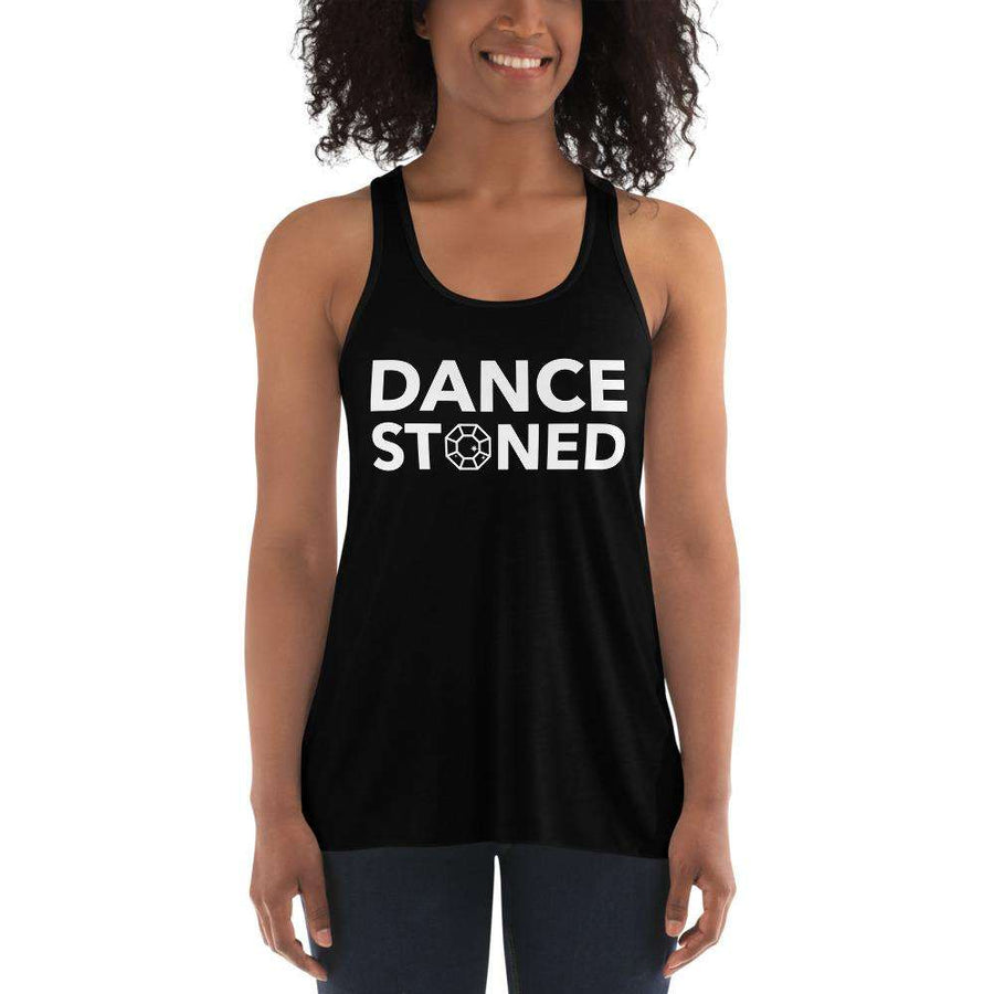 Dance Stoned Form-Fitting Racerback Tank