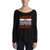 Dance with Happy Form-Fitting Long Sleeve Tee
