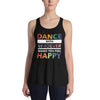 Dance with Happy PRIDE EDITION Form-Fitting Racerback Tank