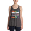 Dance with Happy PRIDE EDITION Form-Fitting Racerback Tank