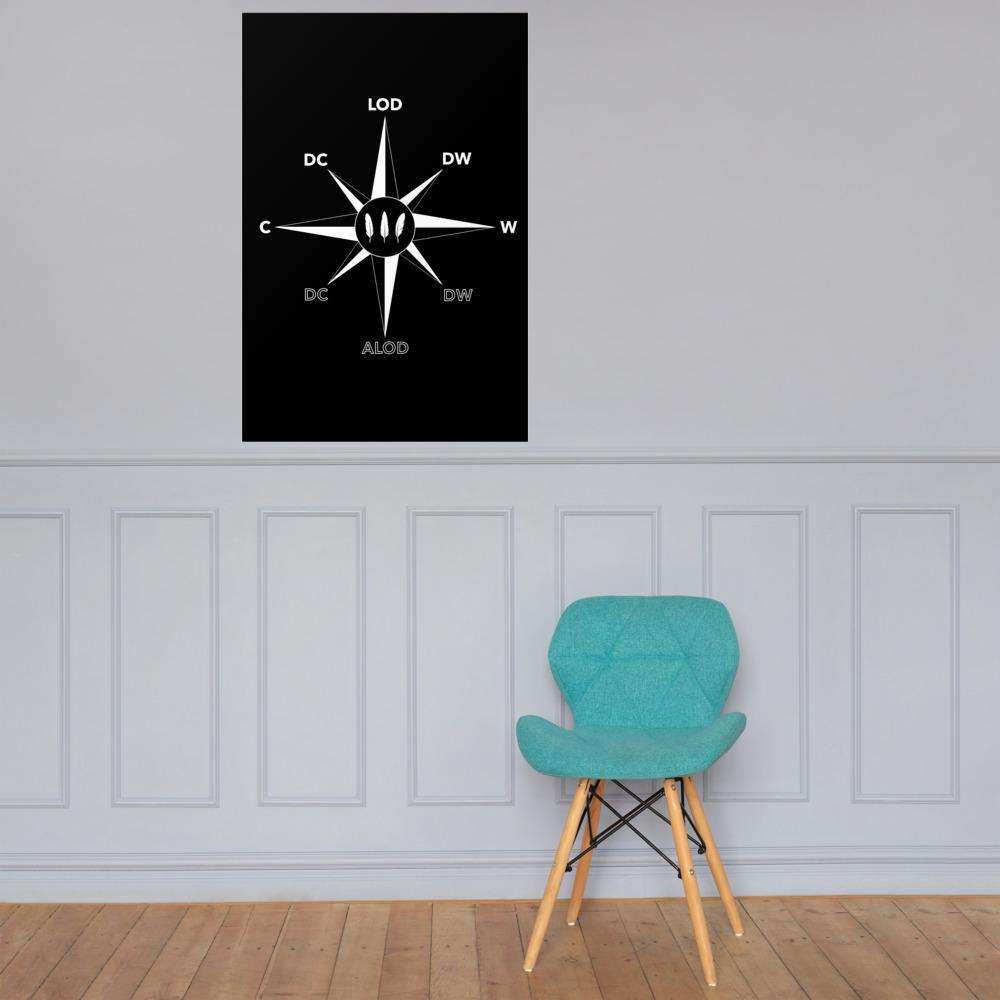 Dancer's Compass Poster
