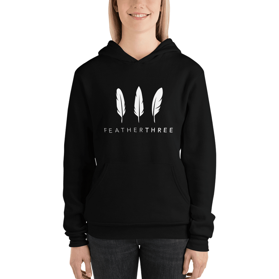 Feather Three Unisex Hoodie
