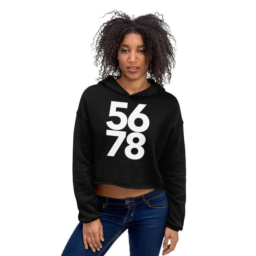 Five Six Seven Eight Crop Hoodie