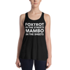 Foxtrot and Mambo Sheets Form-Fitting Racerback Tank