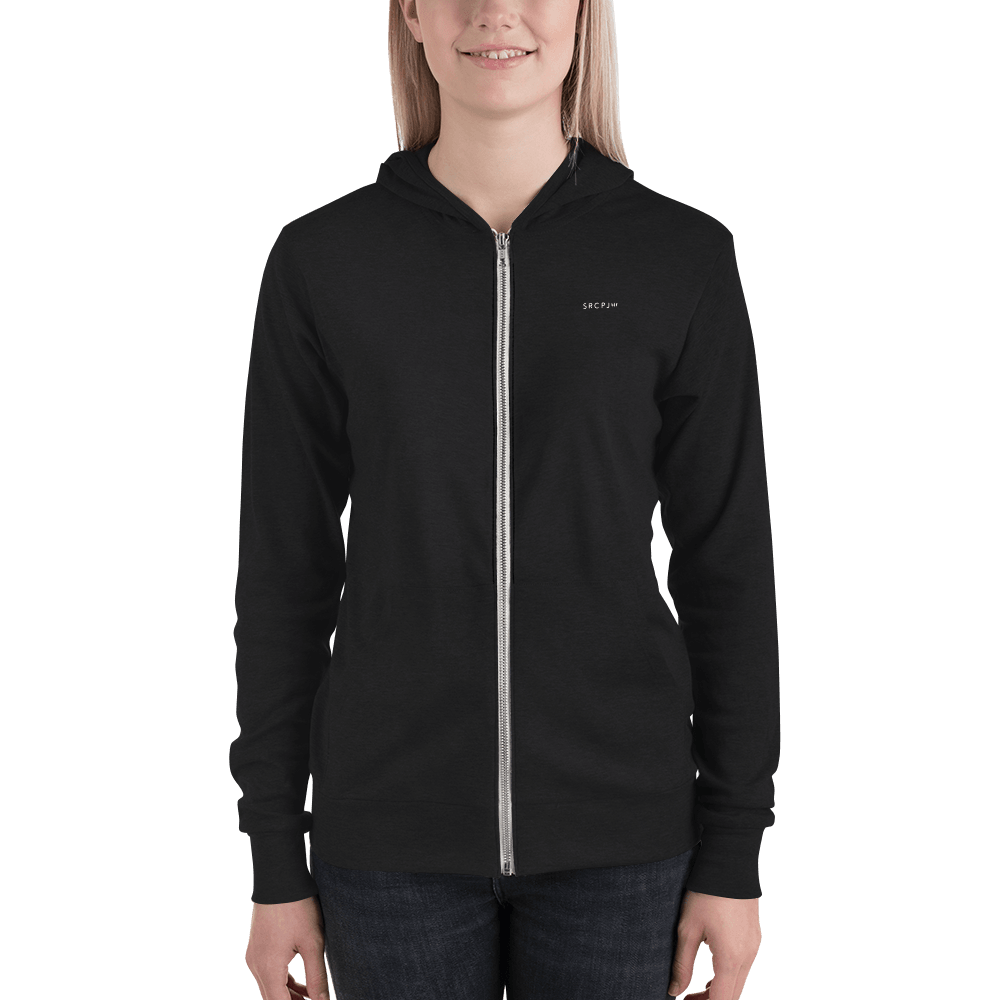 Latin Round Unisex Zip Hoodie