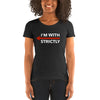 I'm With Strictly LEFT SIDE Form-Fitting T-Shirt