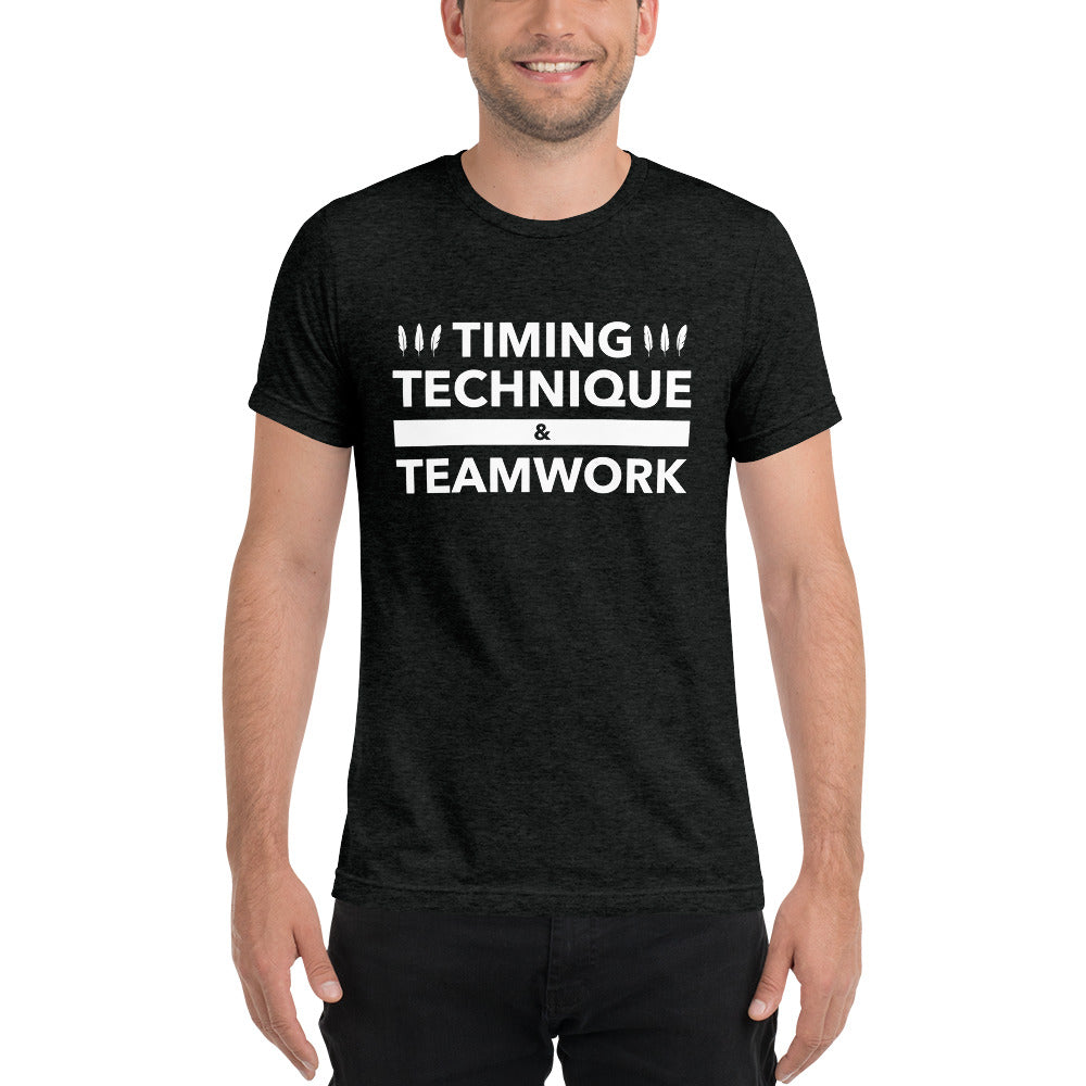 Timing, Technique, and Teamwork Unisex T-Shirt