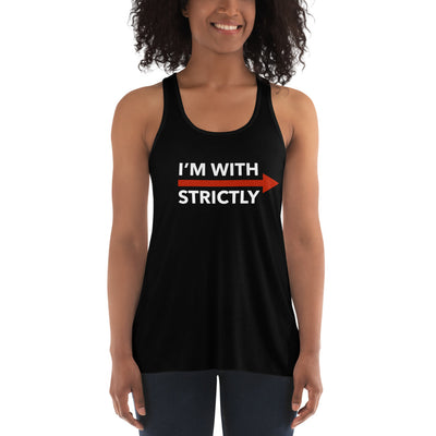 I'm With Strictly Form-Fitting Flowy Racerback Tank Top