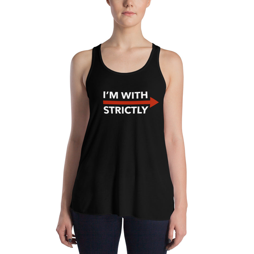 I'm With Strictly Form-Fitting Flowy Racerback Tank Top