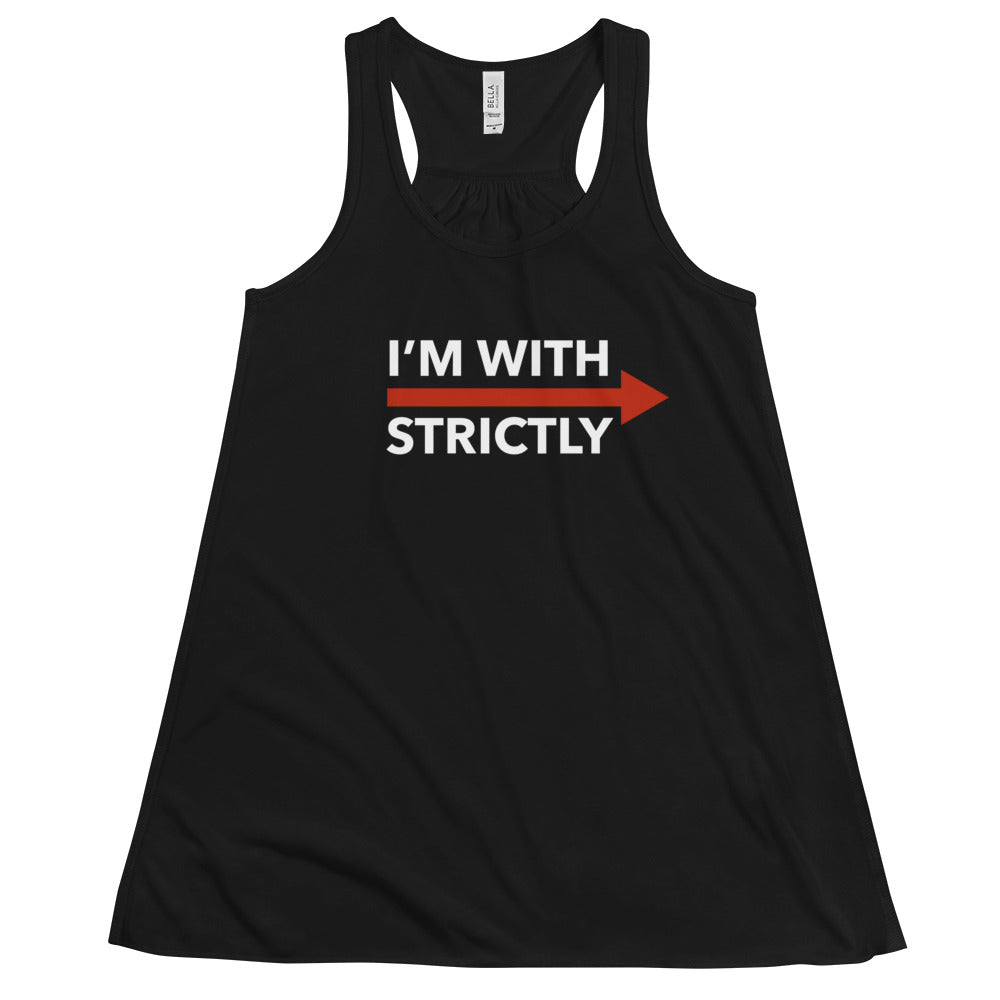 I'm With Strictly Form-Fitting Flowy Racerback Tank Top
