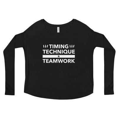 Timing, Technique, and Teamwork Form-Fitting Long Sleeve