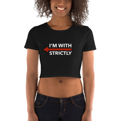 I'm With Strictly LEFT SIDE Form-Fitting Crop Top