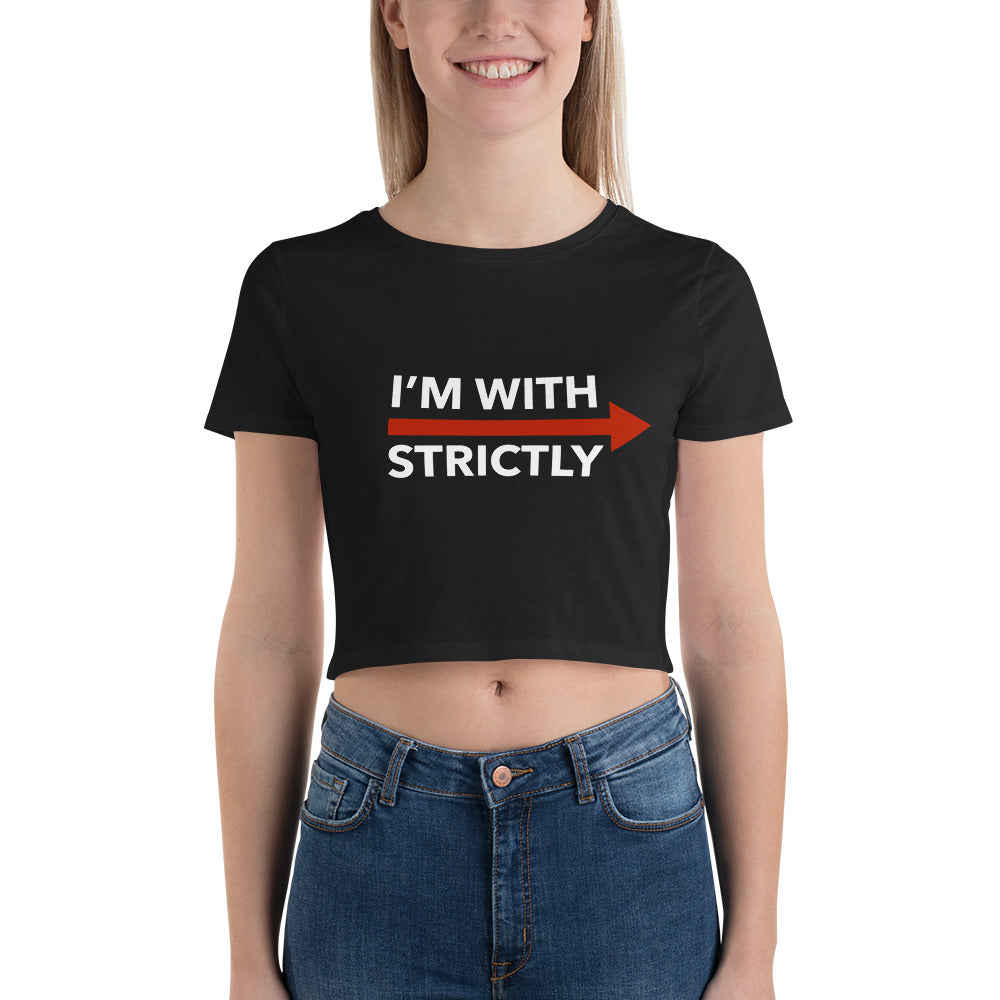 I'm With Strictly RIGHT SIDE Form-Fitting Crop Top