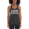 Chaînés and Whips Excite Me Form-Fitting Racerback Tank