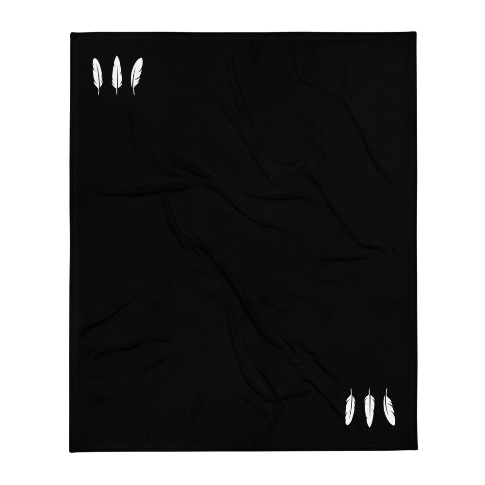Feather Three Throw Blanket