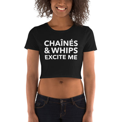 Chaînés and Whips Excite Me Crop Top