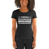 Timing, Technique, and Teamwork Form-Fitting T-Shirt