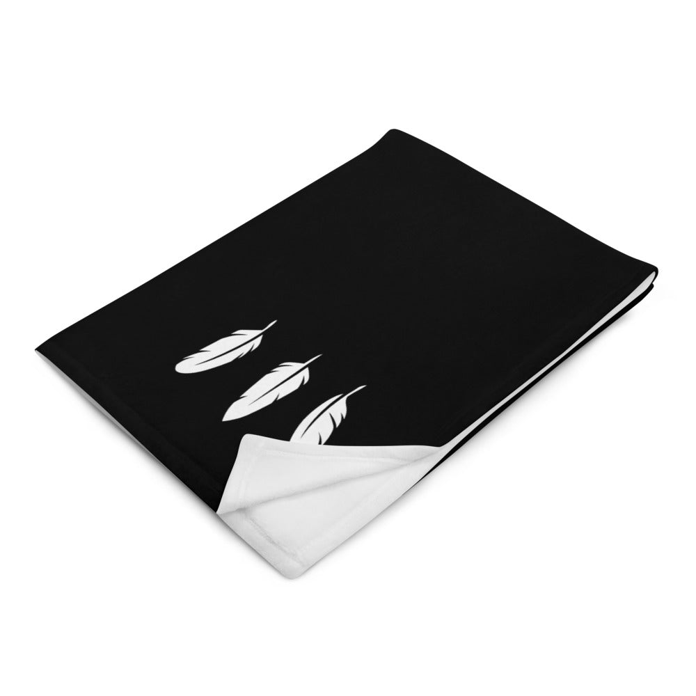 Feather Three Throw Blanket