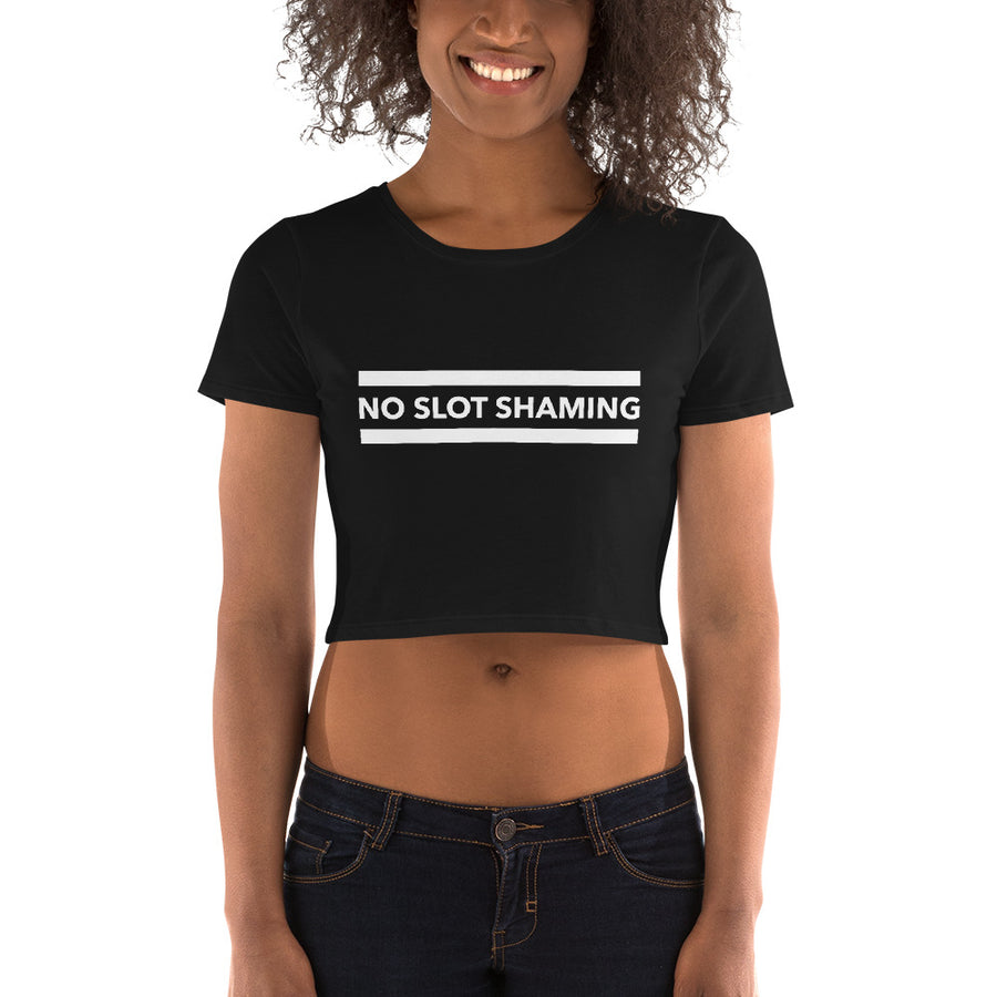 No Slot Shaming Form-Fitting Crop Top