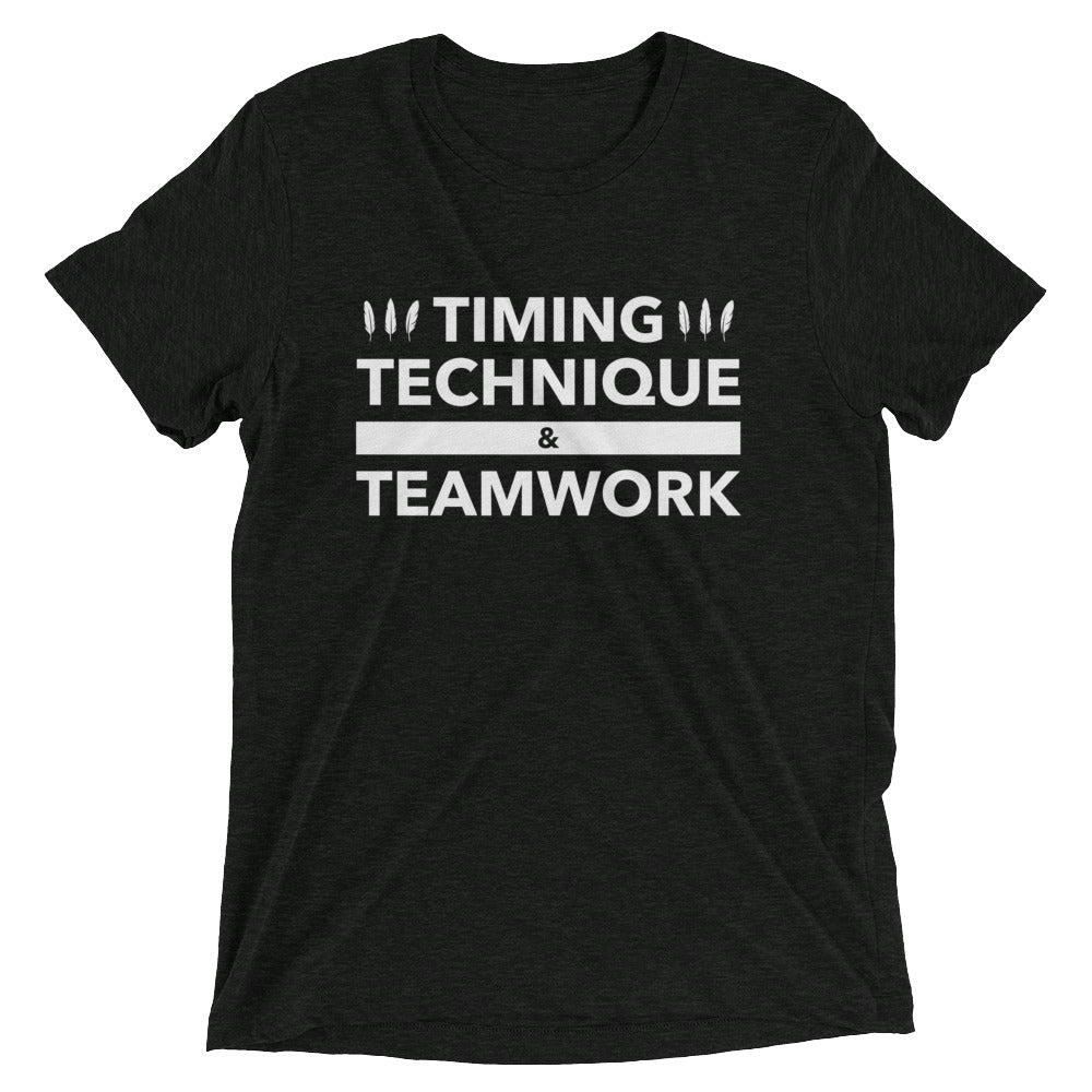 Timing, Technique, and Teamwork Unisex T-Shirt