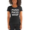 Push Pass Whip Form-Fitting T-Shirt