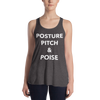 Posture, Pitch, & Poise Form-Fitting Racerback Tank