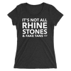 Rhinestones and Fake Tans Form-Fitting T-Shirt