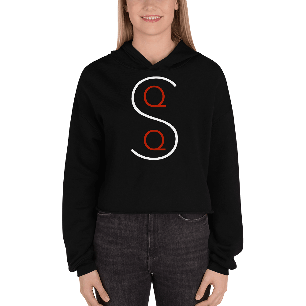 Slow, Quick-Quick Unisex Crop Hoodie