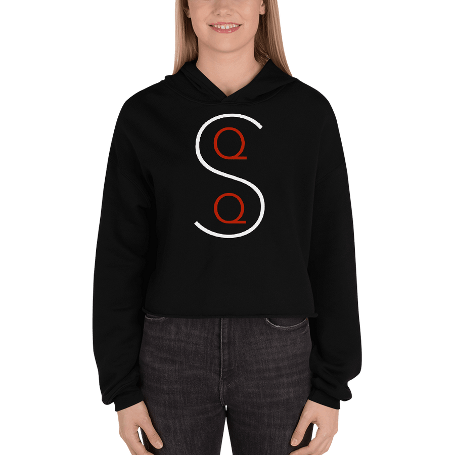 Slow, Quick-Quick Unisex Crop Hoodie