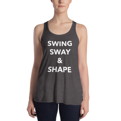 Swing, Sway, & Shape Form-Fitting Racerback Tank