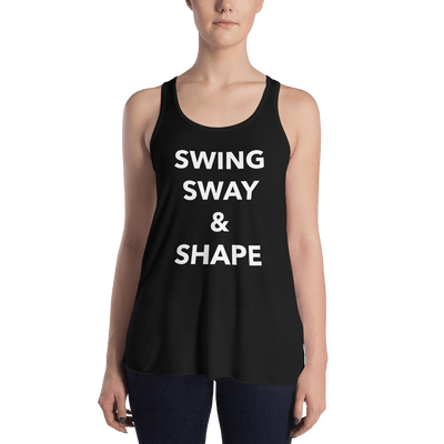 Swing, Sway, & Shape Form-Fitting Racerback Tank